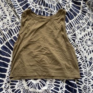 crip brown tank from hollister